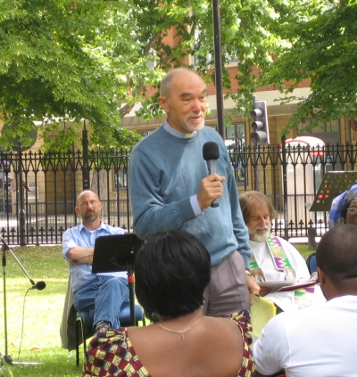 Peter preaching at Stratford