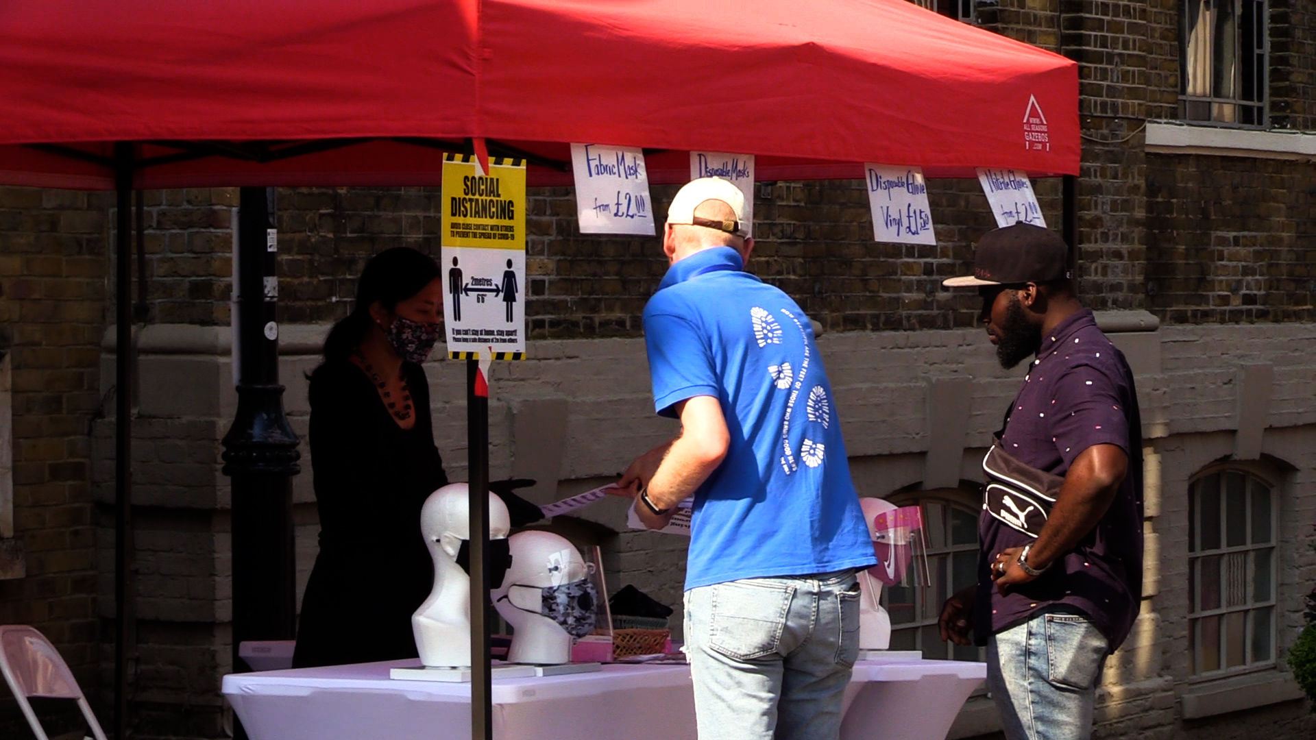 Basingstoke market stall