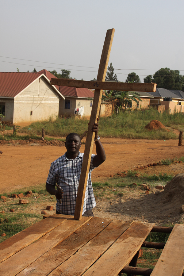 man with cross